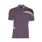 Ar-ma Erkek Polo Yaka Tişört Yazi Baskili Örme Kumaş Regular Fit%95 Pamuk%5 Likra 30/1 Tek Toplama Licrali Pike Y21374272301 Mor-M1