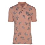 Ar-ma Erkek Polo Yaka Tişört Yazi Baskili Örme Kumaş Regular Fit%95 Pamuk%5 Likra 30/1 Tek Toplama Licrali Pike Y21374274601 Pembe-P1