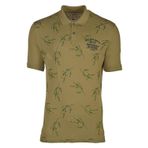 Ar-ma Erkek Polo Yaka Tişört Yazi Baskili Örme Kumaş Regular Fit%95 Pamuk%5 Likra 30/1 Tek Toplama Licrali Pike Y21374274601 Yeşil-Y3