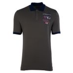 Ar-ma Erkek Polo Yaka Tişört Yazi Baskili Örme Kumaş Regular Fit%95 Pamuk%5 Likra 30/1 Tek Toplama Licrali Pike Y21374275201 Haki-H1