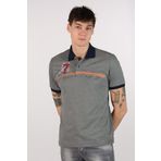 Ar-ma Erkek Polo Yaka Tişört Yazi Baskili Örme Kumaş Regular Fit%95 Pamuk%5 Likra 30/1 Tek Toplama Licrali Pike Y22374300801 Gri-G1