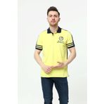 Ar-ma Erkek Polo Yaka Tişört Yazi Baskili Örme Kumaş Regular Fit%95 Pamuk%5 Likra 30/1 Tek Toplama Licrali Pike Y22374300901 Sarı-S1