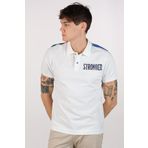 Ar-ma Erkek Polo Yaka Tişört Yazi Baskili Örme Kumaş Regular Fit%95 Pamuk%5 Likra 30/1 Tek Toplama Licrali Pike Y22374301201 Beyaz-B1