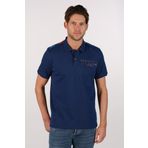 Ar-ma Erkek Polo Yaka Tişört Yazi Baskili Örme Kumaş Regular Fit%95 Pamuk%5 Likra 30/1 Tek Toplama Licrali Pike Y22374301201 İndigo-İ1