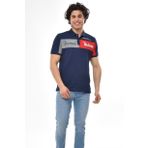 Ar-ma Erkek Polo Yaka Tişört Yazi Baskili Örme Kumaş Regular Fit%95 Pamuk%5 Likra 30/1 Tek Toplama Licrali Pike Y22374301301 Lacivert-L1