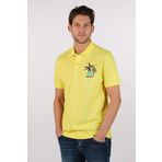 Ar-ma Erkek Polo Yaka Tişört Yazi Baskili Örme Kumaş Regular Fit%95 Pamuk%5 Likra 30/1 Tek Toplama Licrali Pike Y22374302001 Sarı-S1