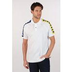 Ar-ma Erkek Polo Yaka Tişört Yazi Baskili Örme Kumaş Regular Fit%95 Pamuk%5 Likra 30/1 Tek Toplama Licrali Pike Y22374302401 Beyaz-B1