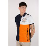 Ar-ma Erkek Polo Yaka Tişört Yazi Baskili Örme Kumaş Regular Fit%95 Pamuk%5 Likra 30/1 Tek Toplama Licrali Pike Y22374303101 Lacivert-L1