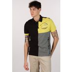 Ar-ma Erkek Polo Yaka Tişört Yazi Baskili Örme Kumaş Regular Fit%95 Pamuk%5 Likra 30/1 Tek Toplama Licrali Pike Y22374303101 Siyah-S1