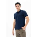 Ar-ma Erkek Polo Yaka Tişört Yazi Baskili Örme Kumaş Regular Fit%95 Pamuk%5 Likra 30/1 Tek Toplama Licrali Pike Y25374302701 Lacivert-L1
