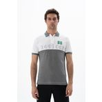 Ar-ma Erkek Polo Yaka Tişört Yazi Baskili Örme Kumaş Regular Fit%95 Pamuk%5 Likra 30/1 Tek Toplama Licrali Pike Y25374304601 Beyaz-B1