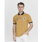 Ar-ma Erkek Polo Yaka Tişört Yazi Baskili Örme Kumaş Regular Fit%95 Pamuk%5 Likra 30/1 Tek Toplama Licrali Pike Y27374308801 Hardal Sarısı-H1