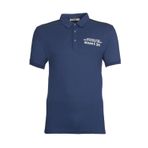 Ar-ma Erkek Polo Yaka Tişört Yazi Baskili Örme Kumaş Regular Fit%95 Pamuk%5 Likra 30/1 Tek Toplama Licrali Pike Y9TYO7962 İndigo-İ1