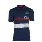 Ar-ma Erkek Polo Yaka Tişört Yazi Baskili Örme Kumaş Regular Fit%95 Pamuk%5 Likra 30/1 Tek Toplama Licrali Pike Y9TYO7979 İndigo-İ1