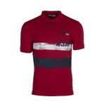 Ar-ma Erkek Polo Yaka Tişört Yazi Baskili Örme Kumaş Regular Fit%95 Pamuk%5 Likra 30/1 Tek Toplama Licrali Pike Y9TYO7979 Kırmızı-K1