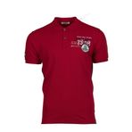 Ar-ma Erkek Polo Yaka Tişört Yazi Baskili Örme Kumaş Regular Fit%95 Pamuk%5 Likra 30/1 Tek Toplama Licrali Pike Y9TYO7985 Kırmızı-K1