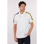 Ar-ma Erkek Polo Yaka Tişört Yazi Baskili Regular Fit Tek Toplama Licrali Pike Y22374302401 - XL - Beyaz