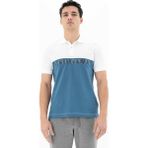 Ar-ma Erkek Polo Yaka Tişört Yazi Baskili Regular Fit Tek Toplama Licrali Pike Y25374304201 - XL - Beyaz