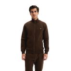 Ar-ma Erkek Sweatshirt Regular Fit Dik Yaka Tam Fermuarlı%70 Pamuk%30 Polyester 3 İplik Basic Cepli K30324650702 Kahverengi-K1