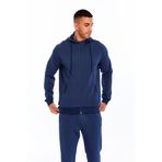 Ar-ma Erkek Tam Fermuar Sweatshirt Basic Baskisiz Kapşonlu Yandan Fermuar Cepli Örme Kumaş Slim Fit%80 Pamuk%14 Polyester%6 Elastan Scuba İnterlok K30324989702 İndigo-İ1