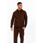 Ar-ma Erkek Tam Fermuar Sweatshirt Basic Baskisiz Kapşonlu Yandan Fermuar Cepli Örme Kumaş Slim Fit%80 Pamuk%14 Polyester%6 Elastan Scuba İnterlok K30324989702 Kahverengi-K1