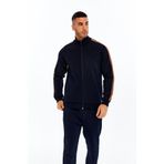 Ar-ma Erkek Tam Fermuar Sweatshirt Baskisiz Basic Fleto Cepli Dik Yaka Örme Kumaş Slim Fit%80 Pamuk%14 Polyester%6 Elastan Scuba İnterlok K30324989602 Lacivert-L1