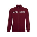 Ar-ma Erkek Tam Fermuar Sweatshirt Yazi Baskili Fleto Cepli Dik Yaka Örme Kumaş Regular Fit%90 Pamuk%10 Polyester Diagonal Üç İplik K21324922001 Kırmızı-K1