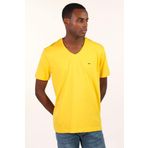 Ar-ma Erkek V Yaka Tişört Basic Regular Fit%100 Pamuk Süprem Baskısız Y22364400101 Sarı-S1