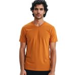 Ar-ma Erkek V Yaka Tişört Baskisiz Basic Örme Kumaş Regular Fit%100 Pamuk 30/1 Penye Süprem Y31364408102 Pembe-P4
