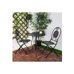 AR PLASTİK FERFORJE SET 2+1 MASA VE SANDALYE - BALKON MASASI - BALKON SANDALYESİ -BAHÇE MASA VE SANDALYESİ