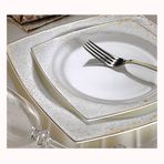Ar-Yıldız 31019 Bone Square 60 Parça Porselen Yemek Takımı