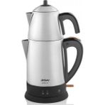 AR3051-INX Çaycı Lux Inox Paslanmaz Çelik Çay Makinesi (1.8 L Su Isıtıcı, 0.7 L Demlik Kapasite) - 1650 W