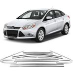 Araba Alışveriş Ford Oto Aksesuar Focus 2012 Sportif Metal Krom Cam Çıta Seti
