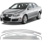 Araba Alışveriş Volkswagen Aksesuar Jetta 2006-11 Sportif Metal Krom Cam Çıta Seti