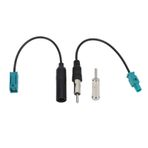 Araba Anten Aten Adaptörü Universal Fakra Z - Din Fiş Konektör Kablosu ABS Ve Stereo HD CD Medya Oynatıcı Alıcı Için Bakır Anten Fiş Konvertörü