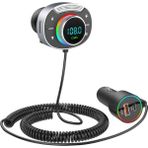 Araba Bluetooth 5.0 Fm Verici Pd 30W Qc3.0 Hızlı Şarj Cihazı Kablosuz Eller Serbest Ses Alıcısı Mp3 Müzik Çalar (Yurt Dışından)