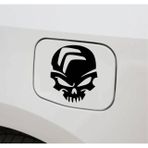 Araba Depo Kapağı Sticker Citroen Kuru Kafa Oto Sticker 2 Adet