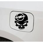 Araba Depo Kapağı Sticker Opel Kuru Kafa Oto Sticker 2 Adet
