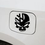 Araba Depo Kapağı Sticker Volkwagen Kuru Kafa Oto Sticker 2 Adet