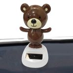 Araba için Güneş Dansı Oyuncaklar,Bobble H Solar Bear Dancing Doll for Car Dashboard - Çift Taraflı Yapışkanlı Kahverengi Salıncak Süsleri, Ev, Yurt, Cafe için üstü Dekorasyonu Rolempon