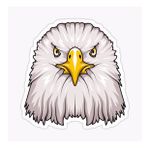 Araba İçin Kartal Oto Sticker Yapıştırması Etiket 17cm Q6
