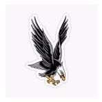 Araba İçin Kartal Oto Sticker Yapıştırması Etiket 17cm Zz1