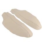 Araba Kapı Kol Dayama Kapağı, Mikrofiber Suni Deri Dayanıklı Araba Aksesuar Kapı Panelleri Honda Accord Coupe 08-12 için Kol Dayama Kapağı Değiştirme(Bej)