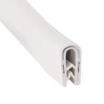 Araba Kapı Lastik Contası ve Hava Sızdırmazlık Şer 0,3-5 mm Çok Renkli Çoklu İçin Metal Klipsli Kauçuk U Şekilli Kenar Trimi(2pcs 15mm*8mm)