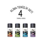 Araba Klima Temizleyici Hava Tazeleyici Koku Bombası 4'lü Set