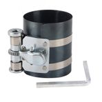 Araba Motor Piston Halkası Yaylı Çelik Piston Halkası Kompresörü Ayarlanabilir Cırcır Piston Takıcı Bant Cırcır Aracı (3 inç) , Oto Tamir Aracı , el aletleri
