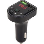 Araba Mp3 Çalar Bluetooth 5.0 Stereo USB Şarj Desteği Hafıza Kartı U Disk Fm Verici Renkli Işık ile (Yurt Dışından)