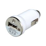 Araba Oto Çakmaklık Usb Araç Şarj Cihazı 1A Sony Lg Htc Samsung Beyaz (519136276)