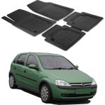 Araba Paspas Seti Opel Corsa C 2001-2006 Uyumlu, Koruma ve Temizlik Için Ideal - Seçenek 1