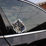 Araba Sticker mekanik kurt Sticker Yapıştırması